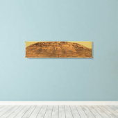Toile Vue de Burns Cliff sur Mars (Insitu (Plancher de Bois))