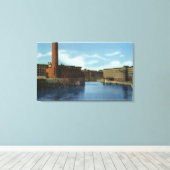 Toile Vue de certaines usines textiles (Insitu (Plancher de Bois))