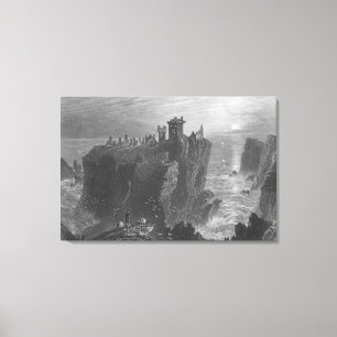 Toile Vue de château de Dunottar, près de Stonehaven
