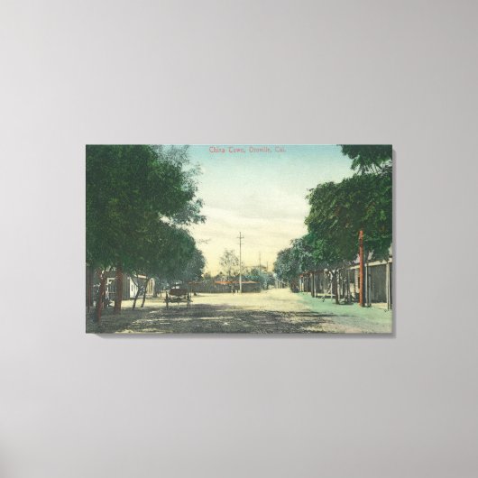 Toile Vue de ChinatownOroville, CA (Recto)