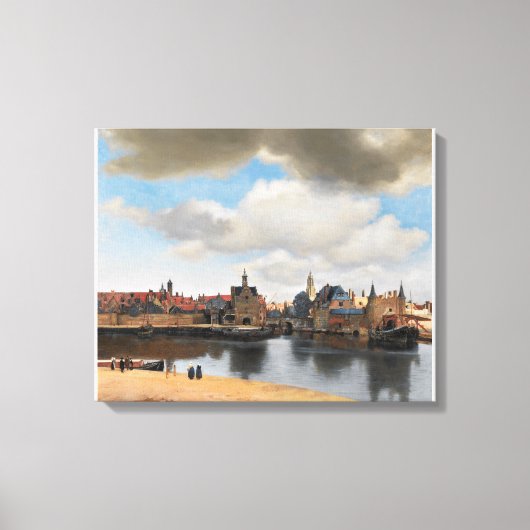 Toile Vue de Delft Vermeer (Recto)