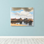 Toile Vue de Delft Vermeer (Insitu (Plancher de Bois))