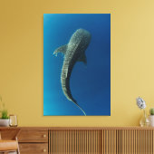 Toile Vue de dessus d'un requin baleine (Insitu(Salon))
