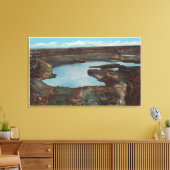 Toile Vue de Dry Falls depuis Hwy. 10Washington (Insitu(Salon))