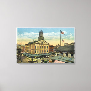 Toile Vue de Faneuil Hall, le berceau de la liberté
