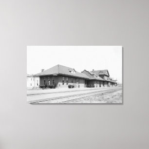 Toile Vue de gare