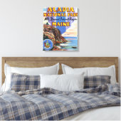 Toile Vue de Great Head et du phoque du Maine (Insitu(Chambre))