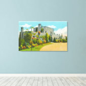 Toile Vue de Hoover's Home, Campus U de Stanford (Insitu (Plancher de Bois))
