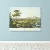 Toile Vue de Jena de Rasenhuehlberg, vers 1810 (Insitu (Plancher de Bois))