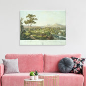 Toile Vue de Jena de Rasenhuehlberg, vers 1810 (Insitu(Salon))