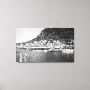 Toile Vue de Ketchikan, photographie de bord de mer de