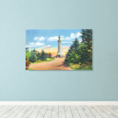 Toile Vue de la balise Memorial (Insitu (Plancher de Bois))