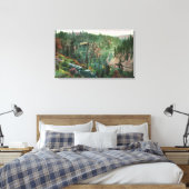 Toile Vue de la boucle ferroviaire (Insitu(Chambre))