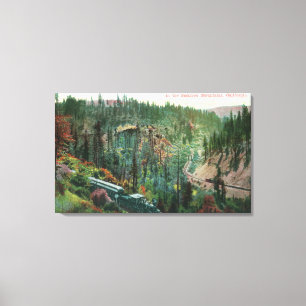 Toile Vue de la boucle ferroviaire