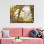 Toile Vue de la cathédrale de Salisbury (par John Consta (Insitu(Salon))