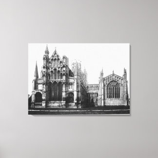 Toile Vue de la façade est et de la chorale, c.1321-40