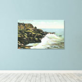 Toile Vue de la falaise de tête d'écran (Insitu (Plancher de Bois))