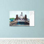 Toile Vue de la Foire de Berkeley Ferryboat (Insitu (Plancher de Bois))