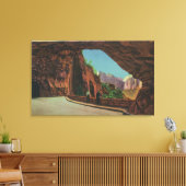 Toile Vue de la galerie sur l'autoroute du Mont Carmel (Insitu(Salon))