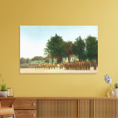 Toile Vue de la Garde Mont Presidio en formation (Insitu(Salon))