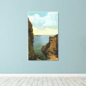 Toile Vue de la gauche à Perkins Cove (Insitu (Plancher de Bois))