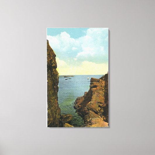 Toile Vue de la gauche à Perkins Cove (Recto)