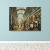 Toile Vue de la Grande Galerie du Louvre, 1796 (Insitu (Plancher de Bois))