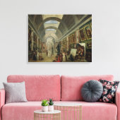 Toile Vue de la Grande Galerie du Louvre, 1796 (Insitu(Salon))