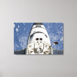 Toile Vue de la navette spatiale cabine d'équipage d'End