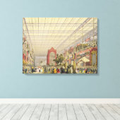 Toile Vue de la nef étrangère de la Grande Exposition o (Insitu (Plancher de Bois))