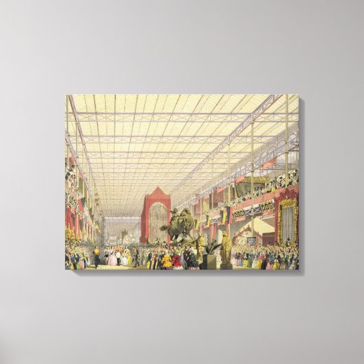 Toile Vue de la nef étrangère de la Grande Exposition o (Recto)
