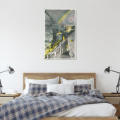 Toile Vue de la pagode chinoise dans le temple de Titan (Insitu(Chambre))