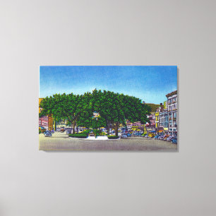 Toile Vue de la place publique # 2
