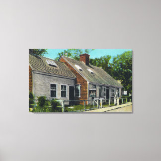 Toile Vue de la plus vieille maison de la ville