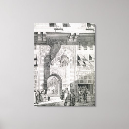 Toile Vue de la porte d'Okal Kaid-Bey, de "Monuments" (Recto)