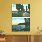 Toile Vue de la promenade du lac Champlain (Insitu(Salon))