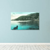 Toile Vue de la rive sud de SausalitoSausalito, CA (Insitu (Plancher de Bois))