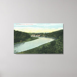 Toile Vue de la rivière de Genesee