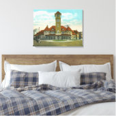 Toile Vue de la rue du Congrès depuis la Fidelity (Insitu(Chambre))