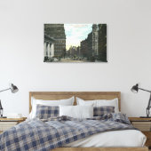 Toile Vue de la rue Exchange sur la rue State (Insitu(Chambre))