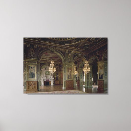 Toile Vue de la Salle des Arts, après 1871 (Recto)