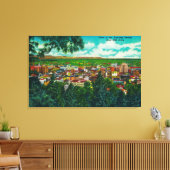 Toile Vue de la section Business de Cliff Drive (Insitu(Salon))