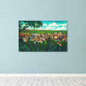 Toile Vue de la section Business de Cliff Drive (Insitu (Plancher de Bois))