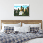 Toile Vue de la statue de Nathaniel Hawthorne (Insitu(Chambre))