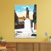 Toile Vue de la statue du général Warren (Insitu(Salon))