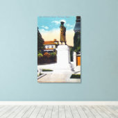 Toile Vue de la statue du général Warren (Insitu (Plancher de Bois))