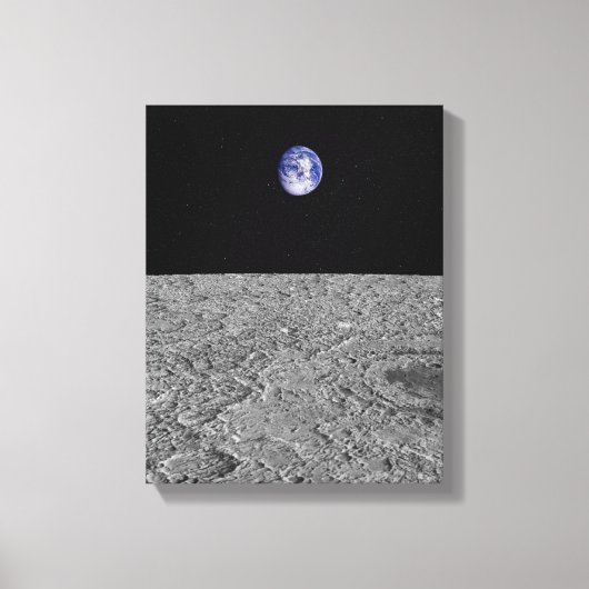 Toile Vue de la Terre depuis la Lune (Recto)