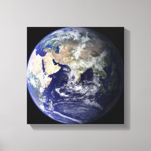 Toile Vue de la Terre depuis l'espace (Recto)