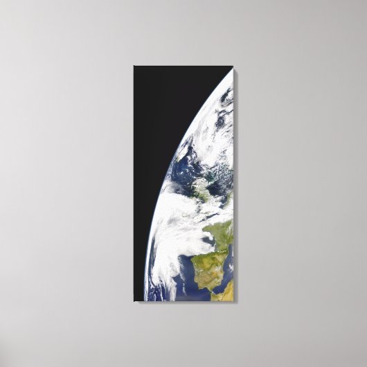 Toile Vue de la Terre depuis l'espace (Recto)