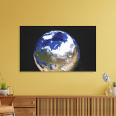 Toile Vue de la Terre montrant la région arctique (Insitu(Salon))